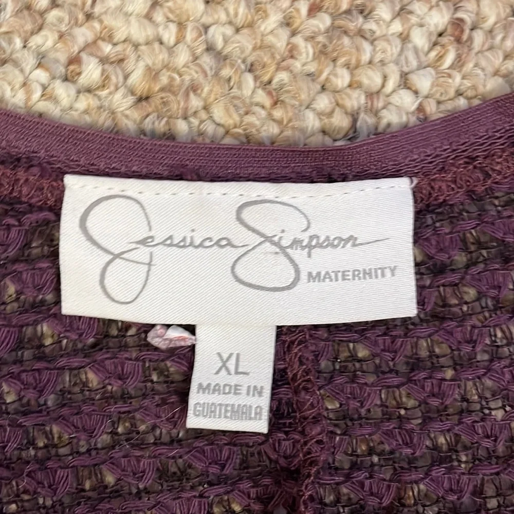 Jessica Simpson long sleeve see through wide neck lightweight sweater - Picture 7 of 7